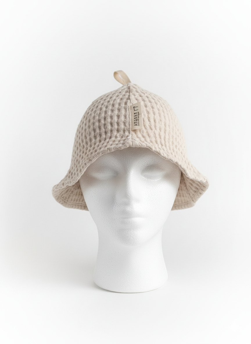 Czapeczka do saunowania 100% bawełna